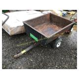 Bring Pull Behind Yard Trailer 
FLAT TIRE