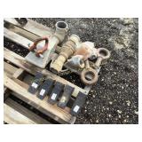 Lot of Misc:
Bucket Teeth 
Pump Parts 
Pintle
