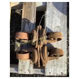 (4) Metal Cast Wheels