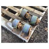 (4) Cast Wheels