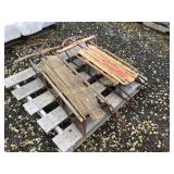 (2) WOOD SLEDS