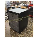 23"X22"X30" THREE DRAWER ROLLING CABINET