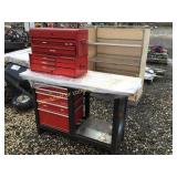 20"X54" WORK BENCH WITH TOOL BOXES