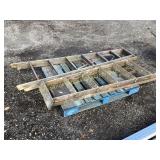 (2) WOODEN STEP LADDERS 6FT & 6FT