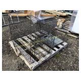 (2) WIRE FOLDING PET CAGES