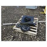 300LB OLYMPIC WEIGHT SET WITH MAT