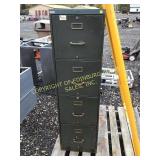 FOUR DRAWER METAL FILE CABINET