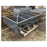 (2) 36" X 70" METAL SHELVES