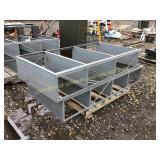 (2) 36" X 70" METAL SHELVES
