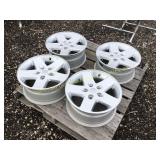(4) NEW 17" ALLOY JEEP RIMS