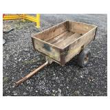 WOOD SIDED YARD CART