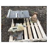 TABLE SAW, CRAFTSMAN CHOP SAW & GRINDER