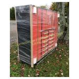 NEW 12-DRAWER TRIPLE CABINET TOOL CHEST (RED)