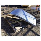 (2) HOG BUILT ALUMINUM 1/4 FENDERS W/ BRACKETS