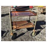 4- WHEEL 2 SHELF CART