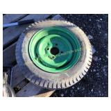 GoodYear 4.80/4.00 - 12 Tire Mounted on 4 Lug Rim