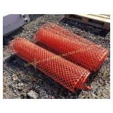 (2) Rolls of Poly Fencing