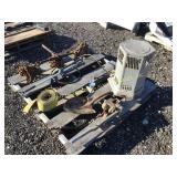 PROPANE HEATER, CHAINS,BINDERS, & TRIPOD