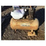 SEARS 3HP HORIZONTAL ELECTRIC COMPRESSOR (WORKS)