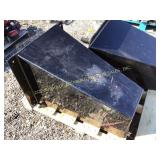 28 GAL BLACK STEEL HYDRAULIC TANK