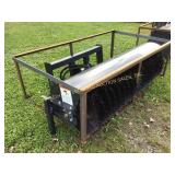 WOLVERINE 72" SKIDSTEER ANGLE BROOM ATTACHMENT
