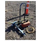 Evinrude Boat Motor, Fuel Tank & Dolly