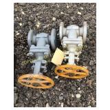 (2) GATE VALVES