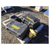 (2) DEWALT BOXES, BLOWER & COMPRESSOR