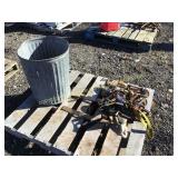 C-CLAMPS, TRASH CAN & SAFETY STRAPS