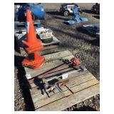 PNEUMATIC AGITATOR, (5) CONES, HOLE DRILL