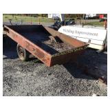 5ftx8ft S/A Utility Trailer 
With Lights