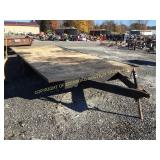 20ftx8ft T/A Bumper Pull Trailer 
Wooden Deck