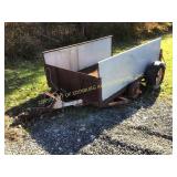 T/A 5ftx8ft Utility Trailer 
NEEDS WORK