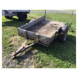 4ftx7ft S/A Wooden Utility Trailer