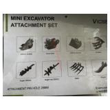 2024 VICSEC Unused QTY 8 mini excavator attachment