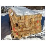 (66) 4' x 4' x 59' pine wood