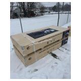 AllMetal K3325 Unused Double Garage Steel Barn She