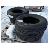 (4) NEW CARAWAY UTILITY TRAILER TIRES