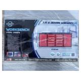 Unused 2025 7FT WorkBench with 10 Drawers & 2 Cab