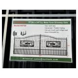 AllMetal K0720 Unused Metal Farm Driveway Gate