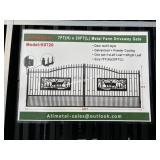 AllMetal K0720 Unused Metal Farm Driveway Gate
