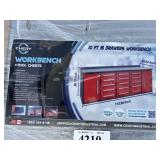 Unused 2025 10FT WorkBench with 15 Drawers & 2 Cab
