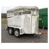 TWO STALL  MINI HORSE/DONKEY TRAILER TANDEM AXLE