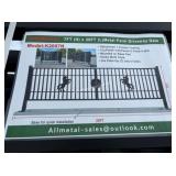 AllMetal K2007H Unused Metal Farm Driveway Gate