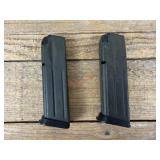 (2) Sig Sauer P229-1 Magazines 9mm