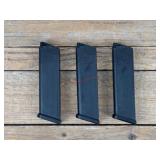 (3) Glock .40 S&W Magazines