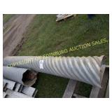 (2) 12" METAL DRAIN, 10