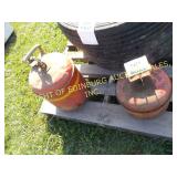(2) METAL FUEL TANKS