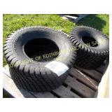 (2) LAWN TRACTOR TIRES