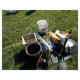 MISC KIDS TOYS, CLOCK & FISHING POLE